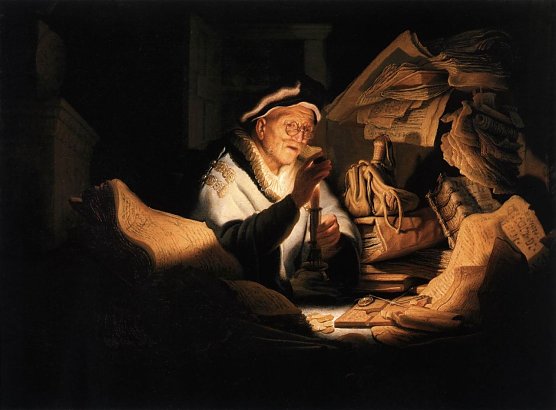 Das Gleichnis vom reichen Mann, Rembrandt, 1627 (Foto: Museum Tabakspeicher)
