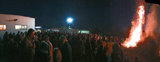 Osterfeuer in Ilfeld (Foto: vgf)