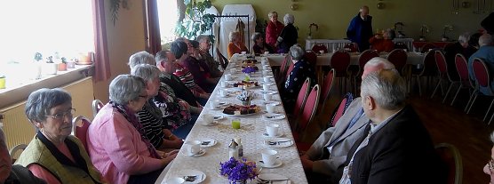 Mit Anhang fanden sich etwa 50 Personen im  Saal der Gastst&auml;tte Am Hagen ein. (Foto: Kurt Frank)