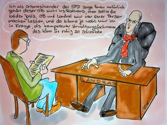 Karikatur (Foto: Martin H)