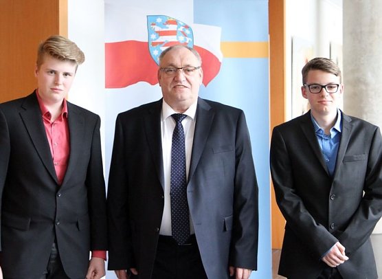 Zu Besuch im Landtag (Foto: privat)