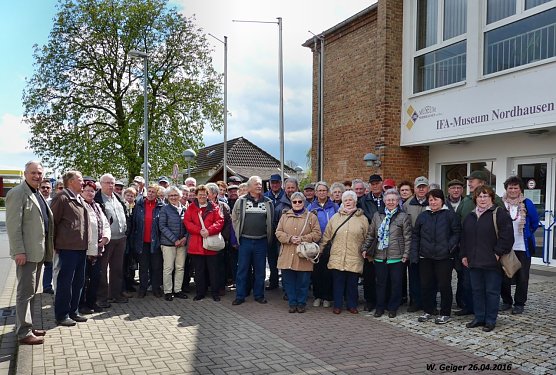 Besuch im IFA Museum Nordhausen - die Landsenioren aus der Region Halberstadt (Foto: IFA Museum Nordhausen)