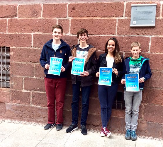 F&uuml;r vier junge Schwimmer aus Nordhausen hei&szlig;t es demn&auml;chst Koffer packen (Foto: SVN 90)