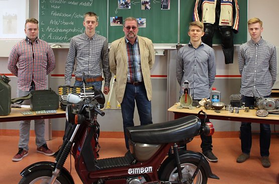 Simson-Roller restauriert (Foto: privat)