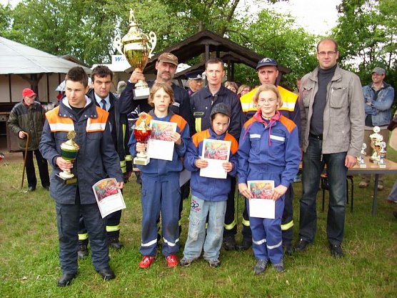 Die Sieger und der B&uuml;rgermeister (Foto: Feuerwehr)