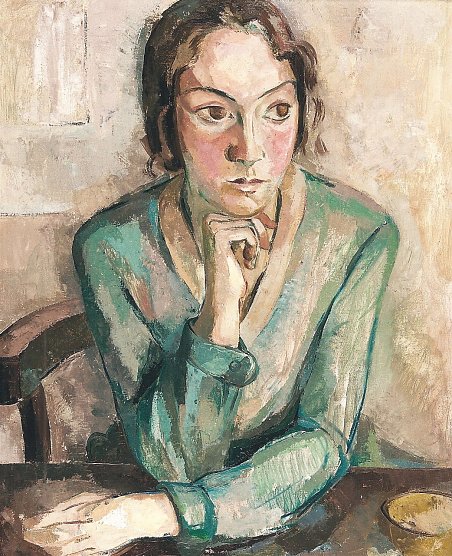 Antonia Rupflin: Junge Frau, 1928, Öl auf Leinwand (Foto: Kunsthaus Meyenburg) Antonia Rupflin: Junge Frau, 1928, Öl auf Leinwand (Foto: Kunsthaus Meyenburg)