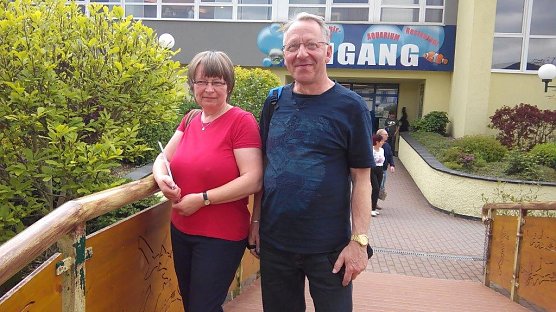 Hans-J&ouml;rg Herz und Petra Zimmermann. (Foto: Kurt Frank)