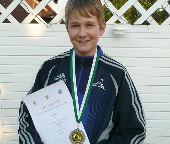 Erneut Mitteldeutscher Vizemeister: Teo Loesche (Foto: privat)