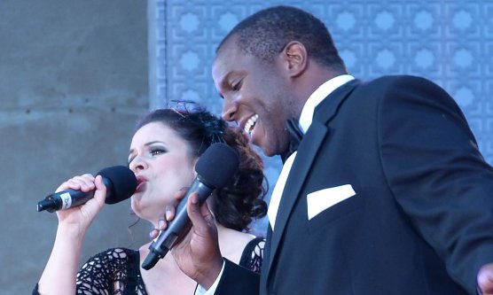 Anja Daniela Wagner und Marvin Scott (Foto: B. Susemihl)