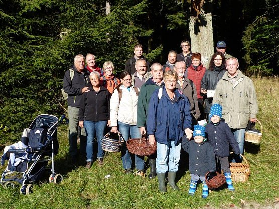 Alle Mitglieder der Fachgruppe sammeln leidenschaftliche gerne Pilze (Foto: Kurt Frank)