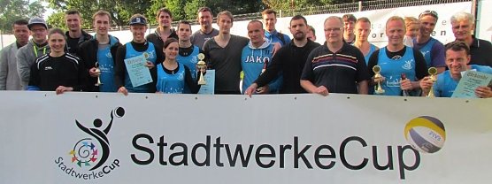 Toller Sport am Kiesteich-Strand (Foto: Stadtwerke)
