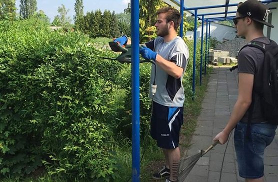 Fr&uuml;hjahrsputz in Bleicherode (Foto: Junge Union Nordhausen)