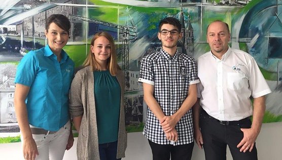 Ausbildungsbeginn bei der WBG S&uuml;dharz (Foto: WBG)