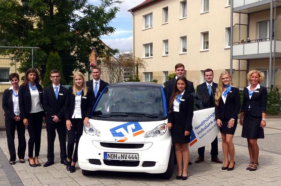 Neue Azubis begr&uuml;&szlig;t (Foto: K. Westphal)