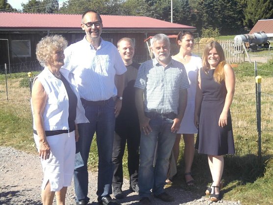 Am vergangenen Freitag war Olaf M&ouml;ller, Staatssekret&auml;r des Th&uuml;ringer Umweltministeriums mit Vertretern des Kreisverbandes der Nordh&auml;user Gr&uuml;nen im S&uuml;dharz unterwegs (Foto: B&uuml;ndnis 90/Die Gr&uuml;nen KV Nordhausen)