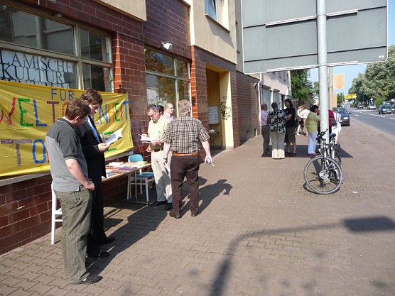 Solidarit&auml;t gezeigt (Foto: nnz)