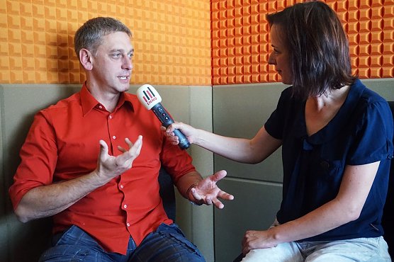 Stephan Klante im Gespräch mit Radio Enno (Foto: Radio Enno) Stephan Klante im Gespräch mit Radio Enno (Foto: Radio Enno)
