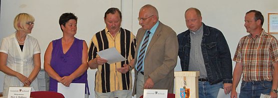 Verabschiedet (Foto: GV Sollstedt) Verabschiedet (Foto: GV Sollstedt)