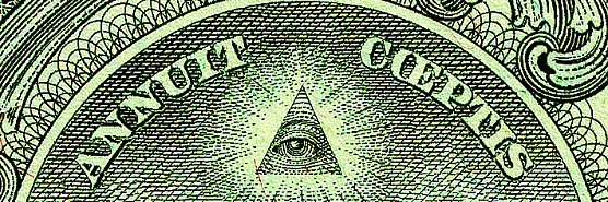 Detail Ein Dollar Note (Foto: Wikipedia/ Benutzer: de:Bild:Dollarnote_siegel_hq.jpg)