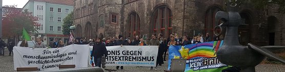 Demozug in Bewegung (Foto: nnz)