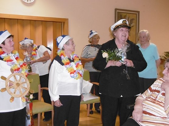 Maritimer Nachmittag im DRK Pflegeheim Nordhausen (Foto: Anja Fischer)