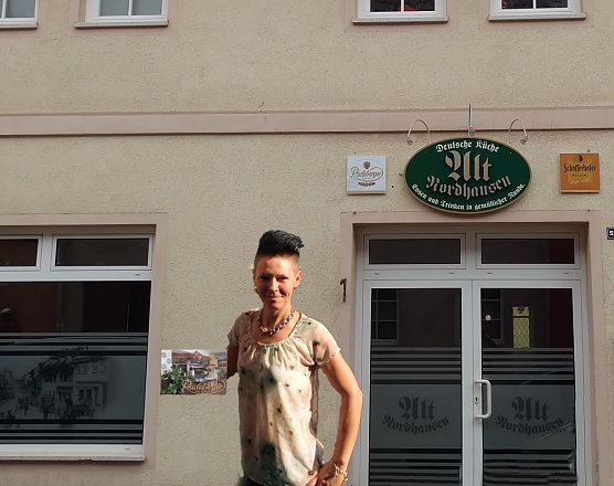 Sarina Wolf will "Alt Nordhausen" neues Leben einhauchen (Foto: Peter Blei)