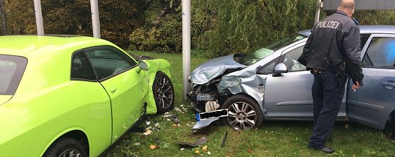 Unfall in Nordhausen (Foto: nnz)