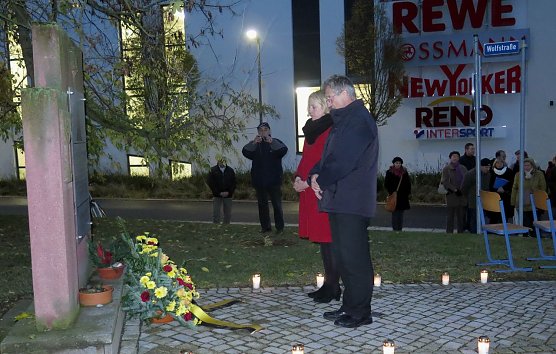 Gedenken an die Pogromnacht 1938 in Nordhausen (Foto: nnz)