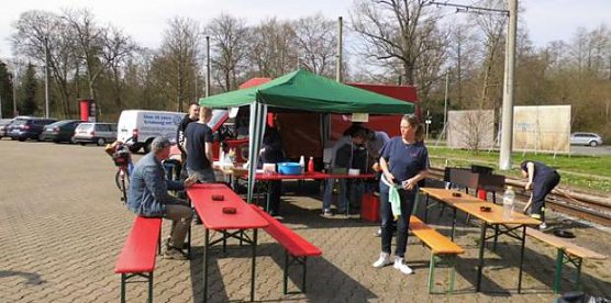Unterst&uuml;tzung bei der Roland-Rallye in diesem Jahr (Foto: FFW Nordhausen Mitte)