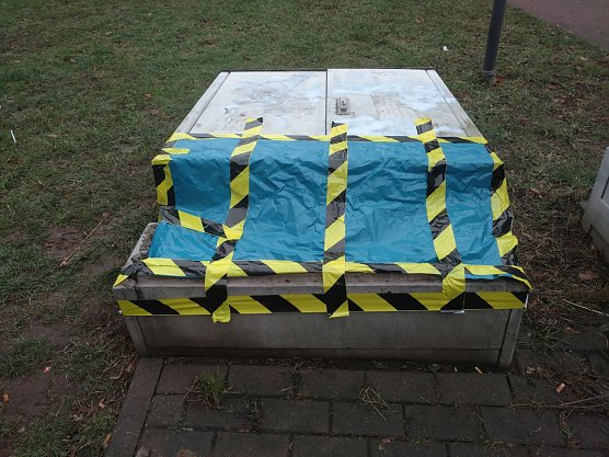 Zerst&ouml;rter Schrank (Foto: Peter Blei)