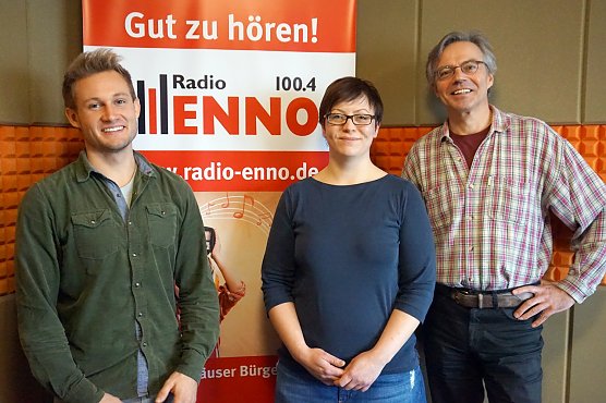 Klimawandel im Gespr&auml;ch bei Radio Enno (Foto: Sandra Witzel)