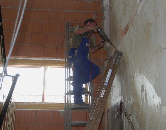 Innenausbau (Foto: Gemeinde Werther) Innenausbau (Foto: Gemeinde Werther)