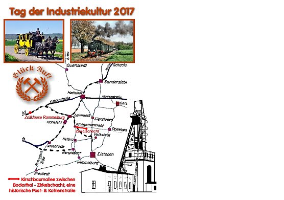 Briefkuvert der Mansfelder Bergwerksbahn zum Tag der Industriekultur (Foto: Mansfelder Bergwersbahn)