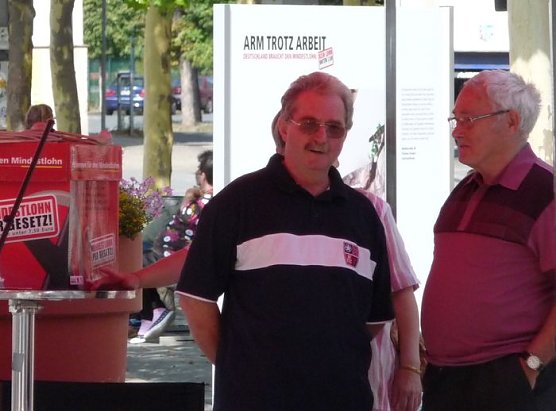 F&uuml;r Mindestlohn (Foto: nnz)