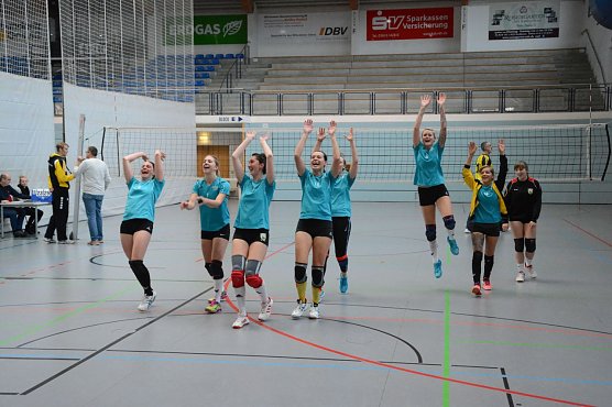 Volleyball-Tag in der Sporthalle der K&auml;the-Kollwitz-Schule (Foto: Sandra Arm)