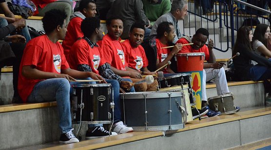 Die "rote Wand" (Foto: Sandra Arm)