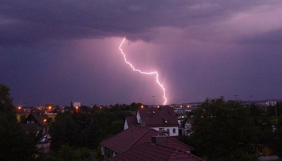 Blitz eingeschlagen (Foto: T. M&ouml;ller)
