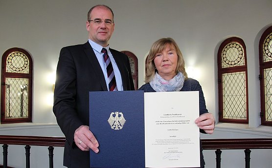 Jendricke, Frau Dr. Mehne (Foto: J. Piper)