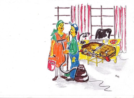 Karikatur (Foto: M. H&ouml;fer)