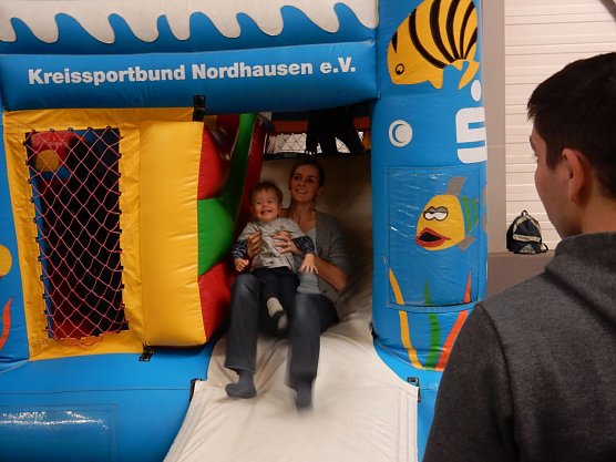 Zum wiederholten Male beteiligte sich der Kreissportbund Nordhausen jetzt an der beliebten Sport- und Spielemesse Kinder-Kult in Erfurt (Foto: Kreissportbund Nordhausen)