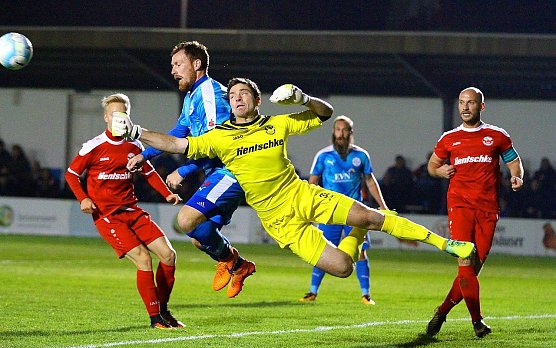 Bild aus dem Hinspiel (Foto: Bernd Peter)