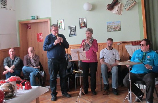 Auftritt im "Handwagen" (Foto: I. Krug)