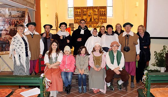 Hier wurde noch flei&szlig;ig geprobt (Foto: R. Englert)