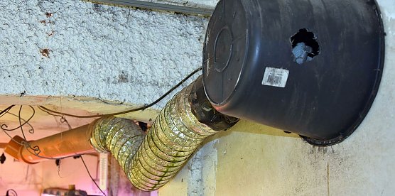 Blick auf die "Plantagentechnik" (Foto: Polizei)