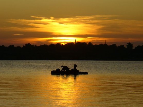 Sonnenuntergang (Foto: K. Becker)