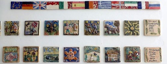 Europa in der K&auml;the-Kollwitz-Schule (Foto: Heidelore Kneffel)