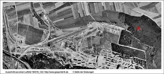 Luftbild 1945 (Foto: Geoportal Th&uuml;ringen)