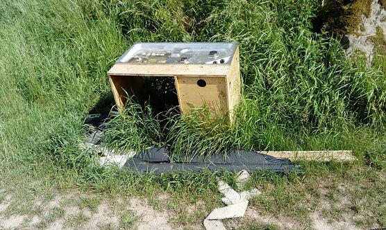 Entsorgt (Foto: Gernot Thelemann)