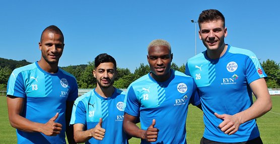 Das Quartett der Neuen (Foto: Kurt Trost)