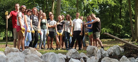 International Summer Camp an der Gedenkst&auml;tte Mittelbau Dora (Foto: Angelo Glashagel)